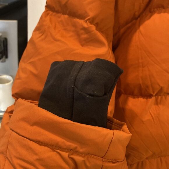 Aritzia The Super Puff TNA Burnt Orange Down Puffer Jacket Women's Size Small - Picture 3 of 13